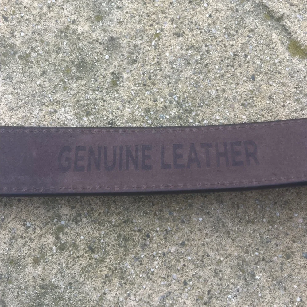 LA Dodgers Embossed Brown Leather Belt Men's Size M(34-36) XL(42-44) NWT